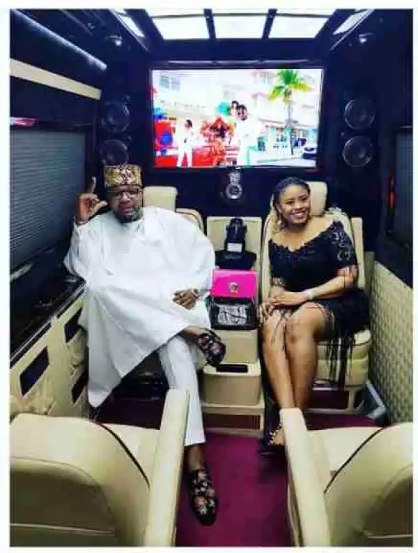 E-Money And His Wife All Smiles In His N37 Million Mercedes Bus (Photo)